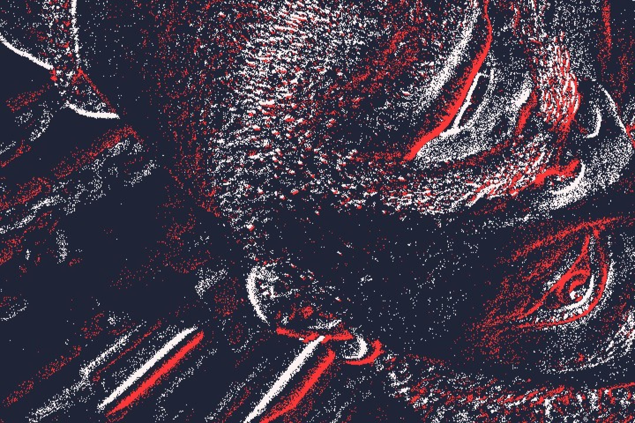 Zeichnung einer fallenden Person