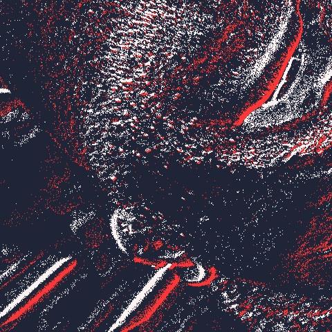 Drawing of a falling person