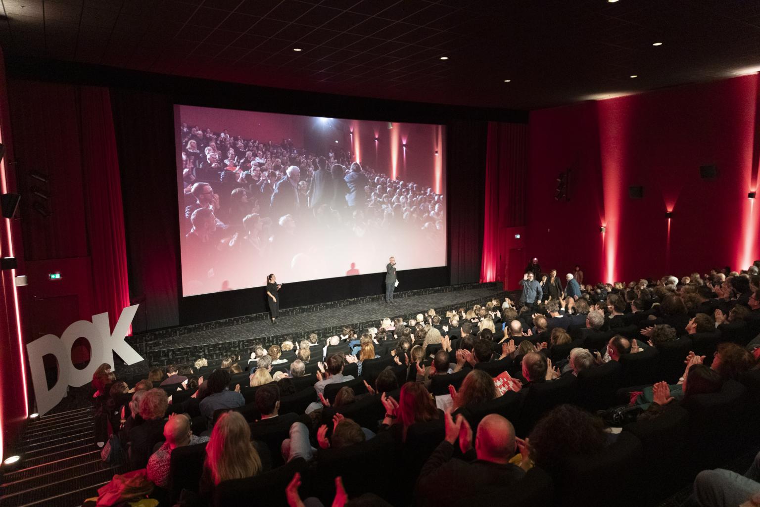 A photo of the opening ceremony in the CineStar last year