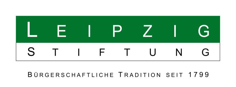 Logo der Leipzig Stiftung in Grün und Weiß