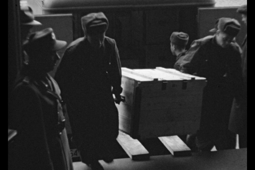 Filmstill Restitution of the Art Treasures to the Green Vault